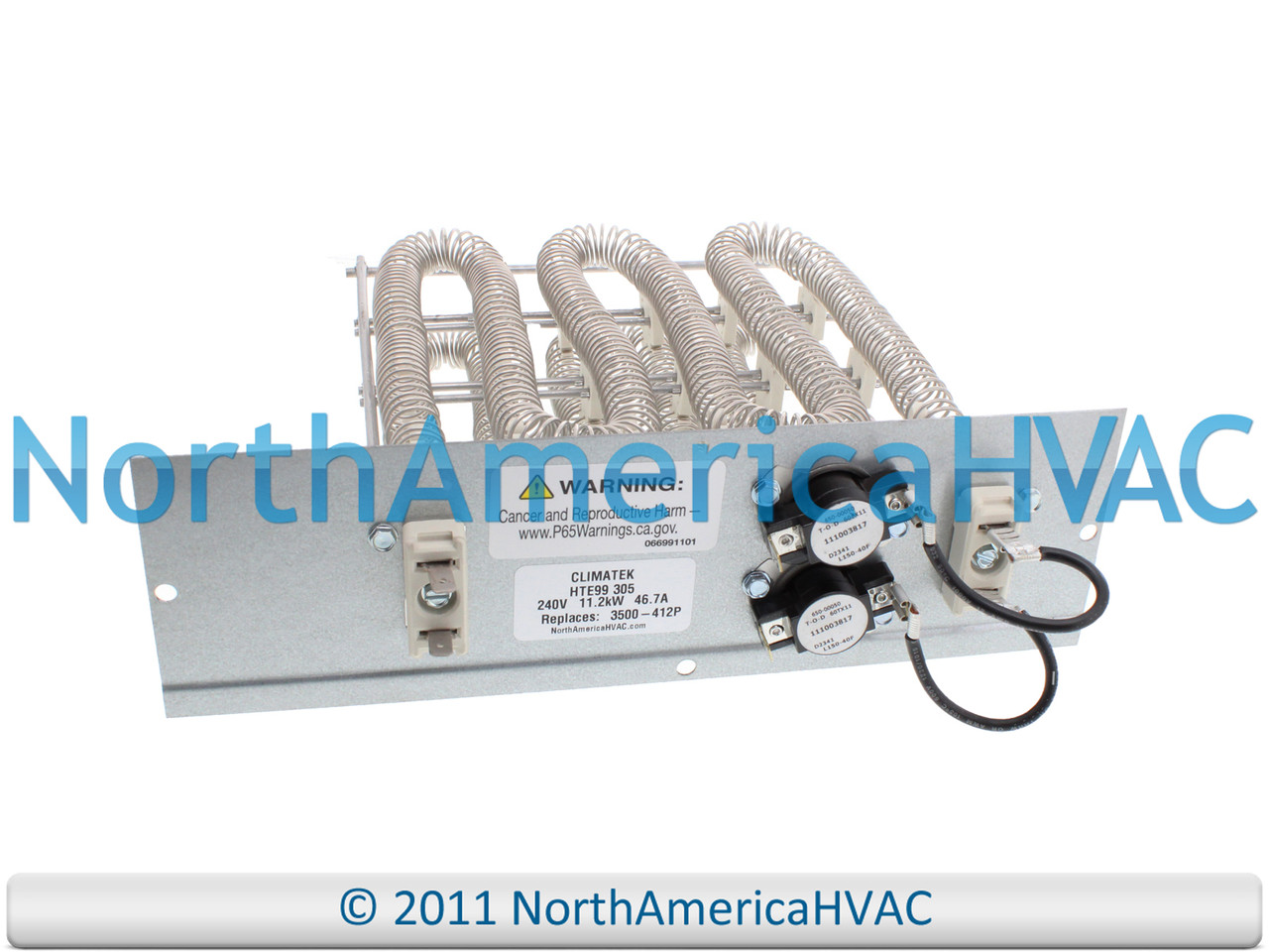 ClimaTek Heating Element Replaces Coleman Evcon 3500-412 3500-412P